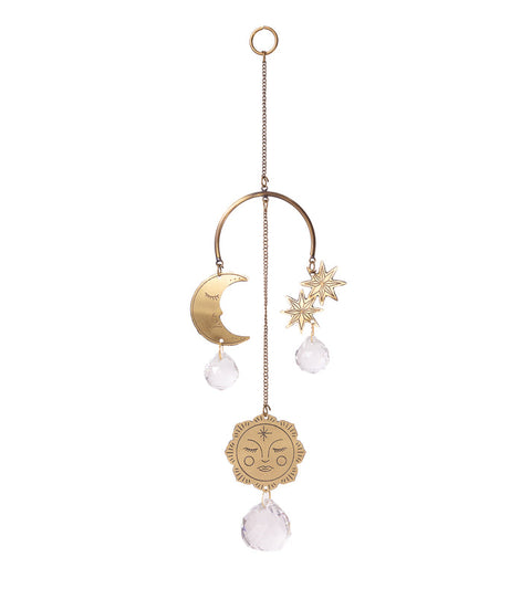 Surya Mobile Engraved Brass Suncatcher - Mint Museum Store