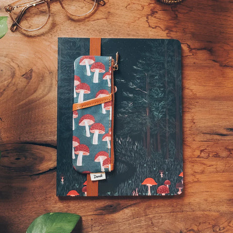 Mushrooms Notebook Pouch