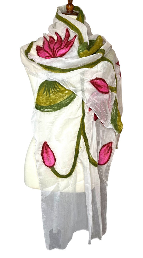 White Lotus Scarf