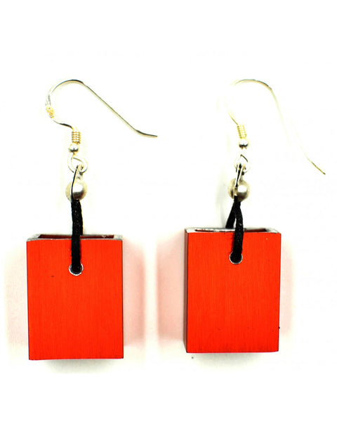 Aluminum Cube Earring