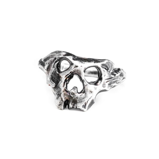 Seafarers Skull Ring Silver