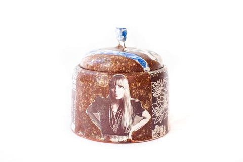 Joni Mitchell Vessel with Lid