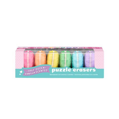 Macarons Scented Puzzle Erasers