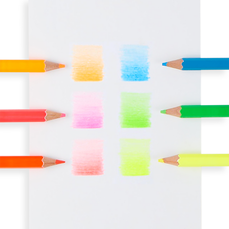 Jumbo Neon Brights Colored Pencils