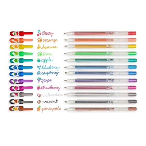 Yummy Scented Glitter Gel Pens