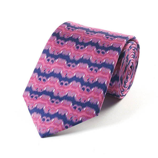 Ikat Purple Tie