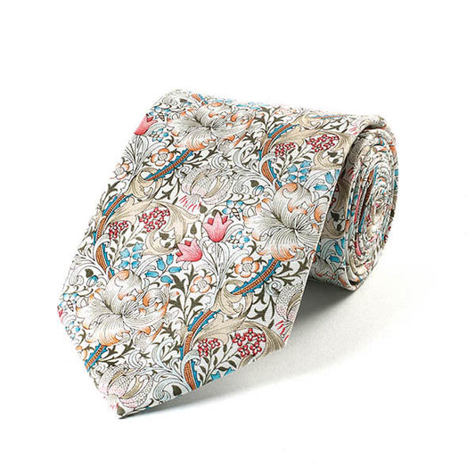 Morris Golden Lily Pink Tie