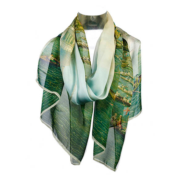 Canaletto Thames Chiffon Scarf