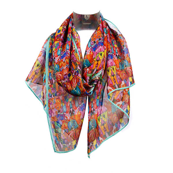 Klimt Eugenia Chiffon Scarf
