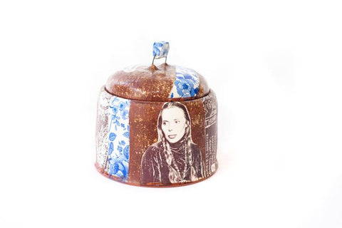 Joni Mitchell Vessel with Lid