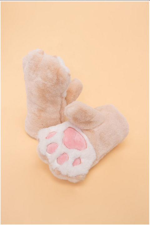 Kids Fluffy Mittens '23