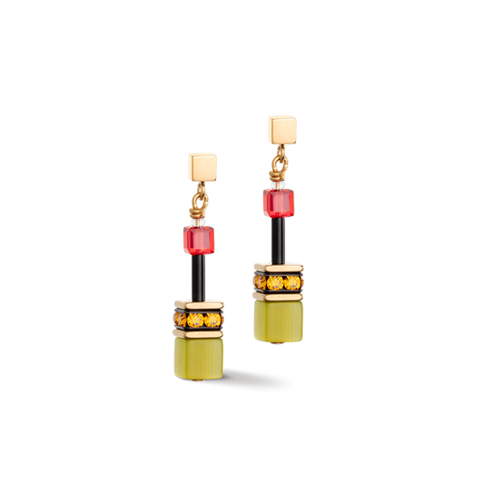 Geocube Iconic Multicolored Indian Summer Earrings