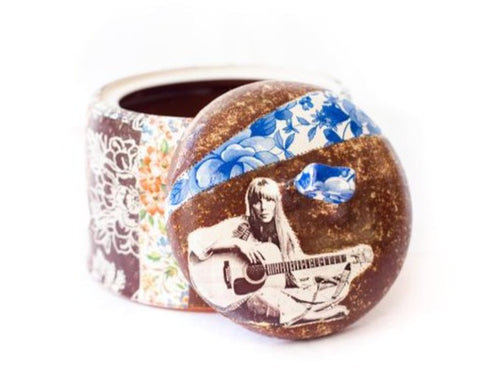 Joni Mitchell Vessel with Lid