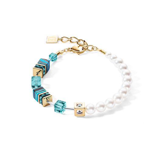 GeoCUBE Fusion Festive Bracelet Turquoise