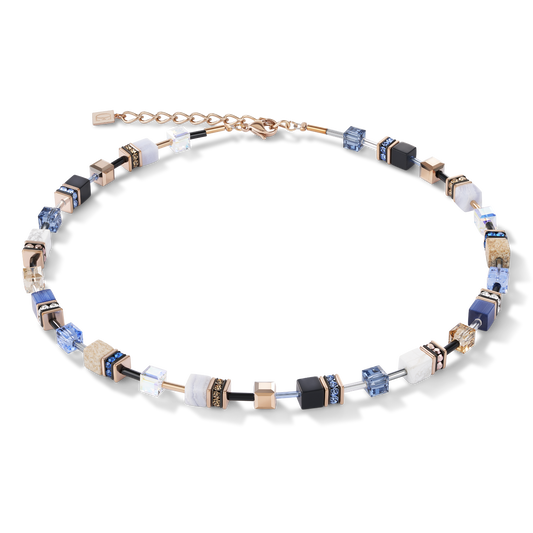 Blue and Neutral Tone Necklace