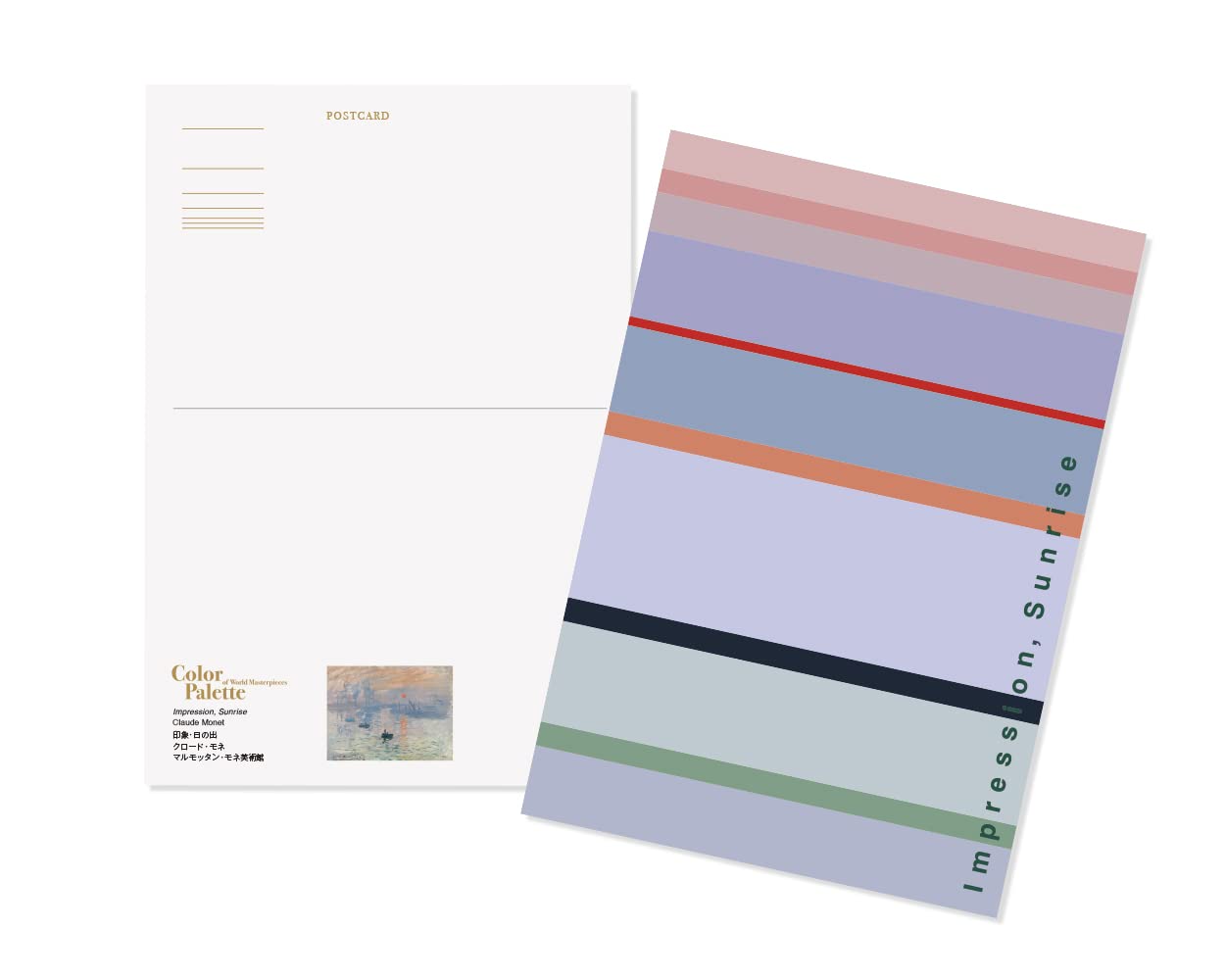 Color Palette of World Masterpieces Postcards