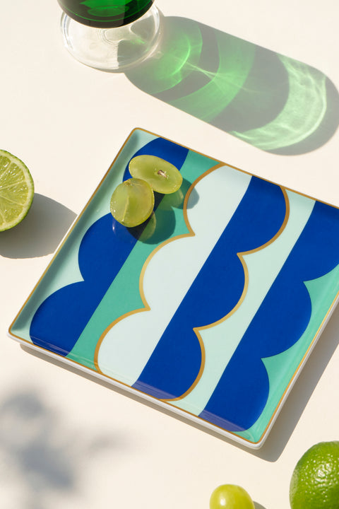 Ceramic Tray Riviera Wave