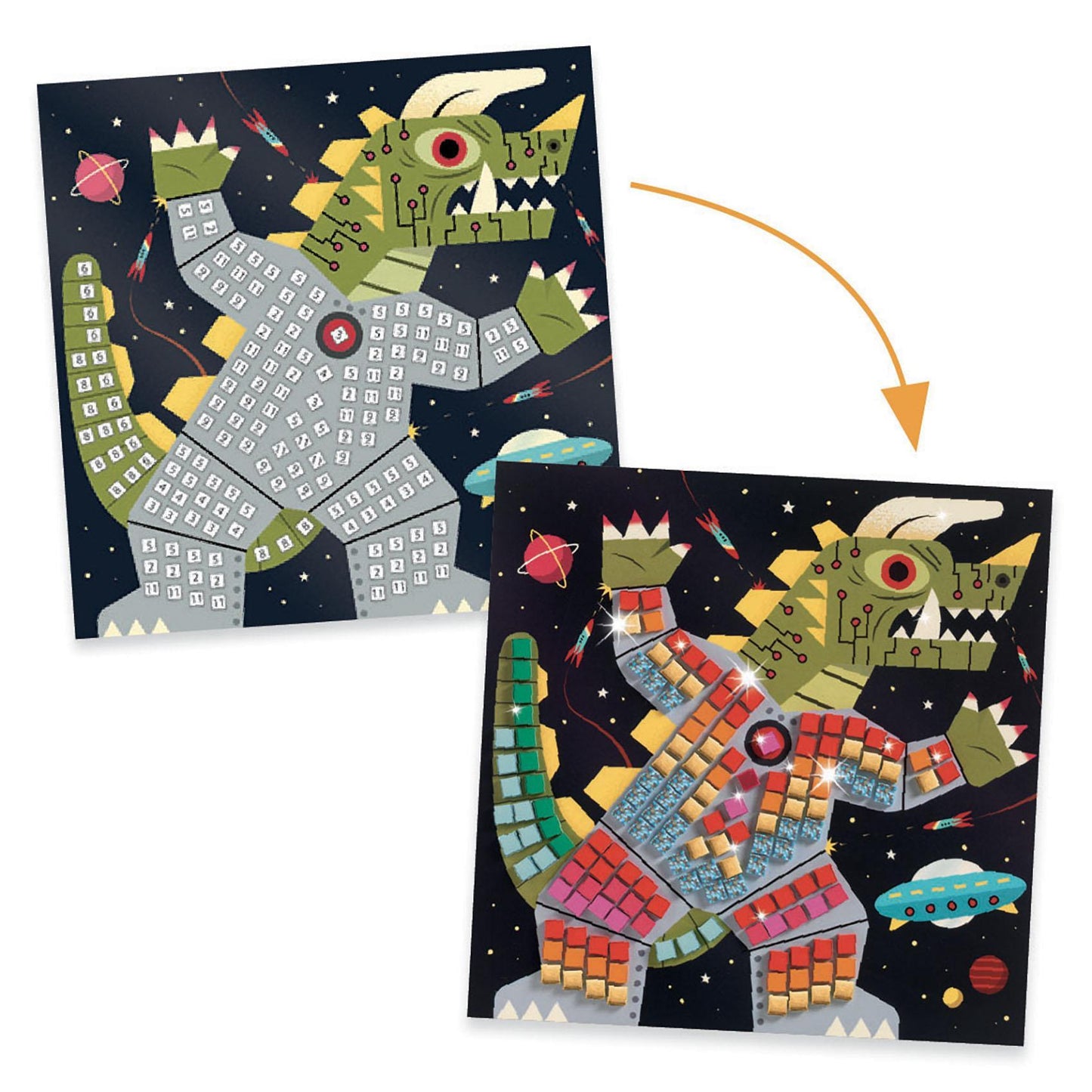 Mosaics Space Battle