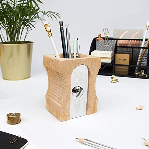 Dark Sharpener Desk Organizer