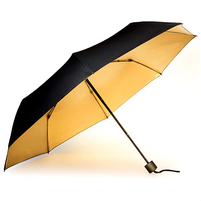 Black and Gold Umbrella