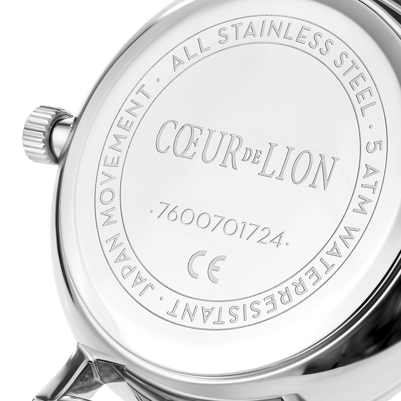 Coeur de Lion Watch with Stainless Steel Strap