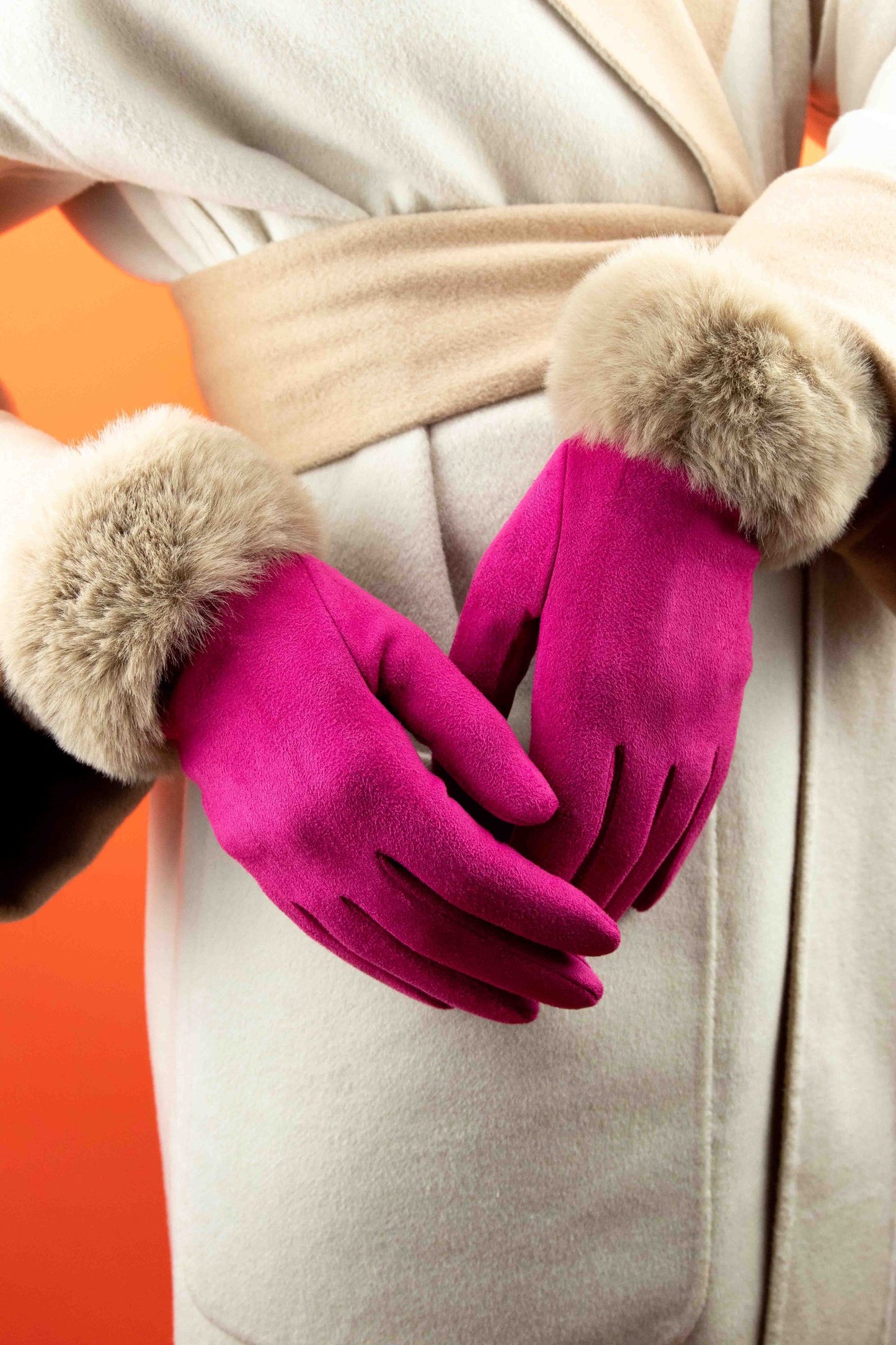 Bettina Fuchsia/Mist Gloves