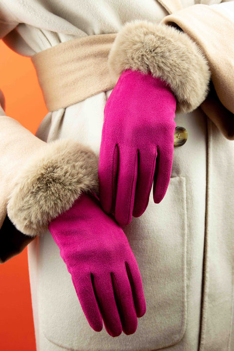 Bettina Fuchsia/Mist Gloves