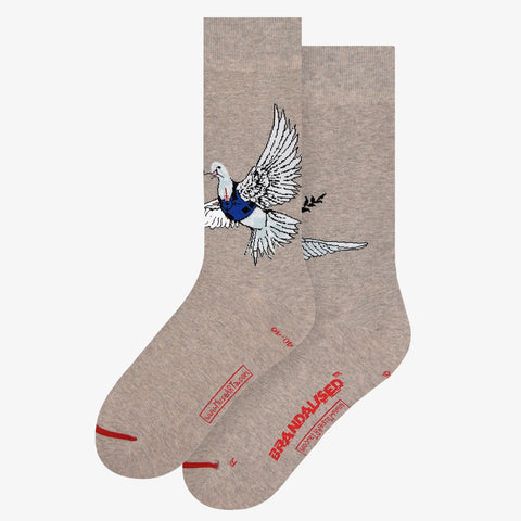 Banksy Graffiti Peace Dove Socks