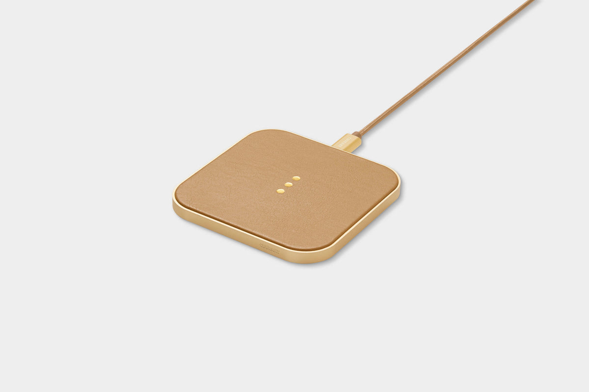 Catch 1 Single Device Leather Charger - Cortado