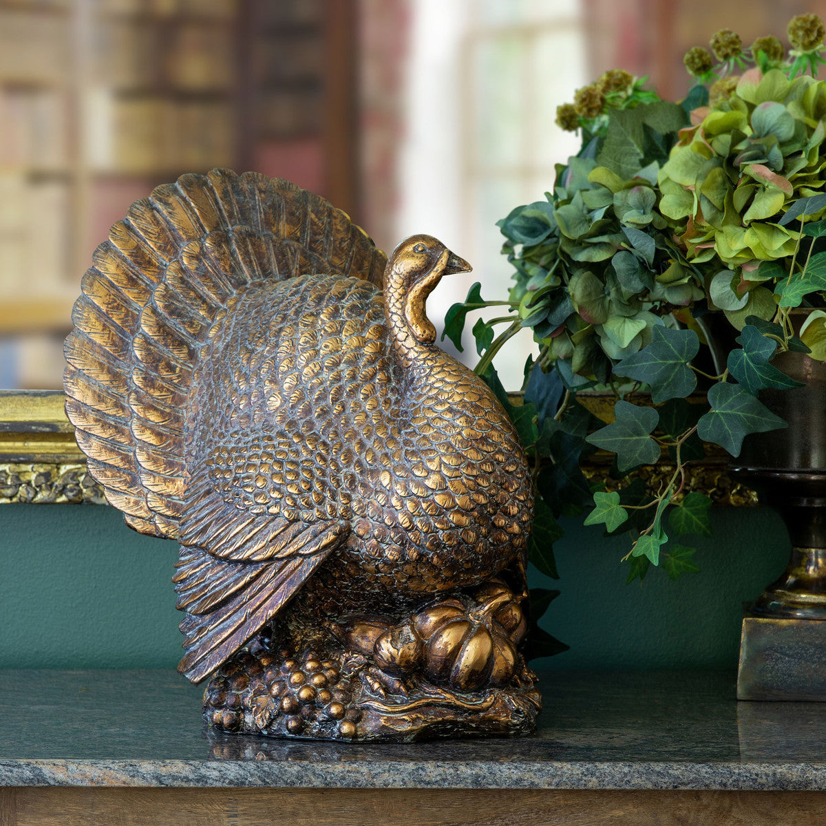 Bronzed Turkey Centerpiece