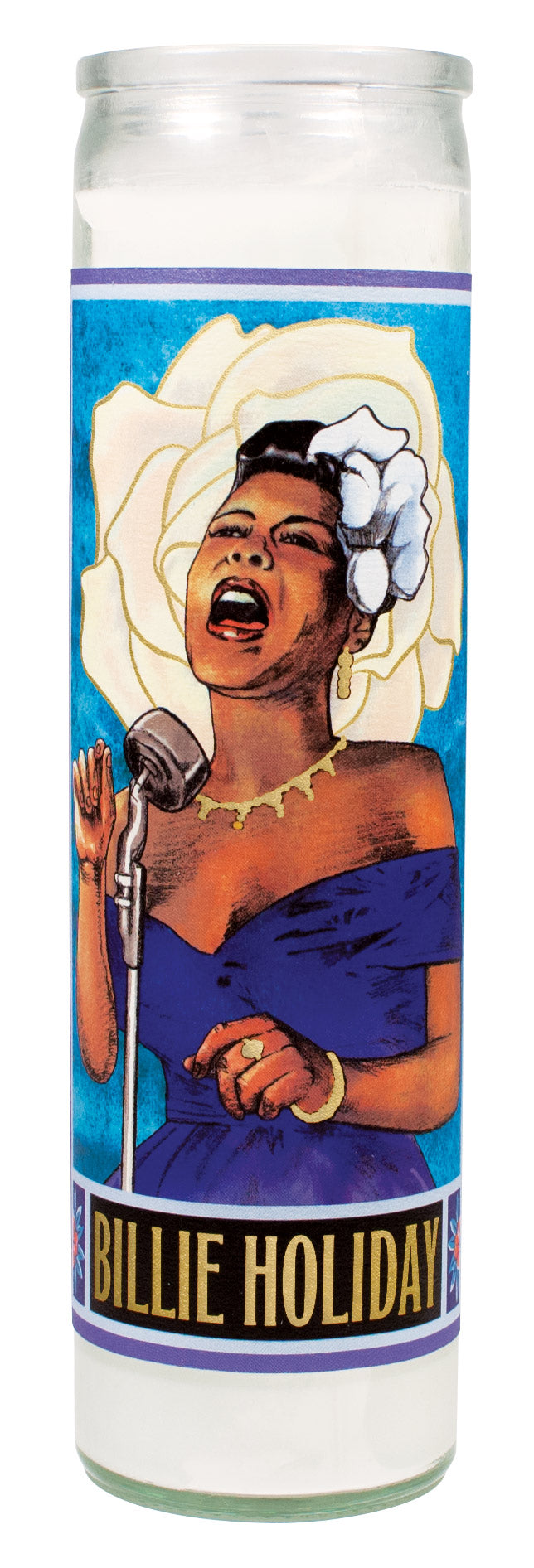 Billie Holiday Secular Saint Candle