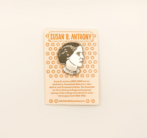 Susan B. Anthony Enamel Pin - Mint Museum Store