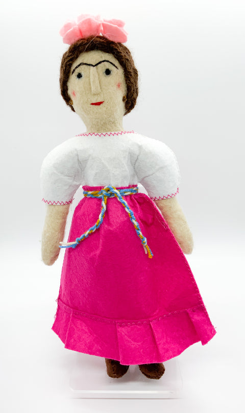 Frida Kahlo Felted Doll - Mint Museum Store