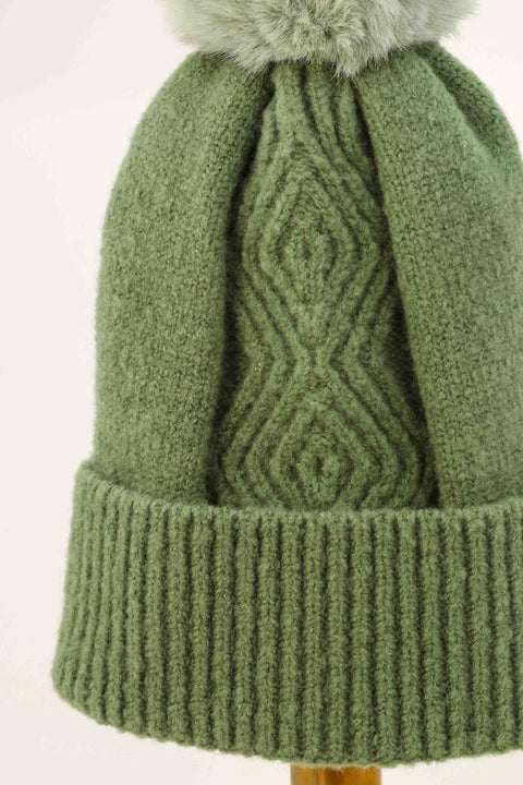 Ingrid Bobble Hat Sage