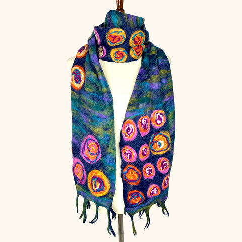 Monet Inspired Water Lily Scarf - Mint Museum Store