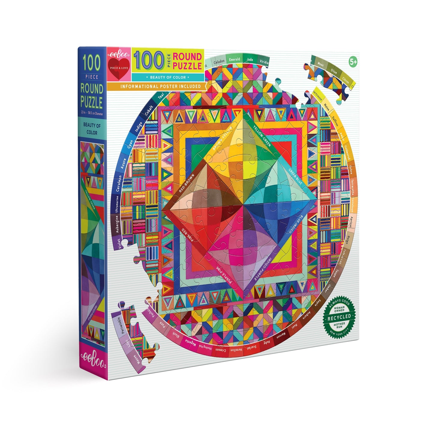 Beauty of Color 100 Piece Puzzle