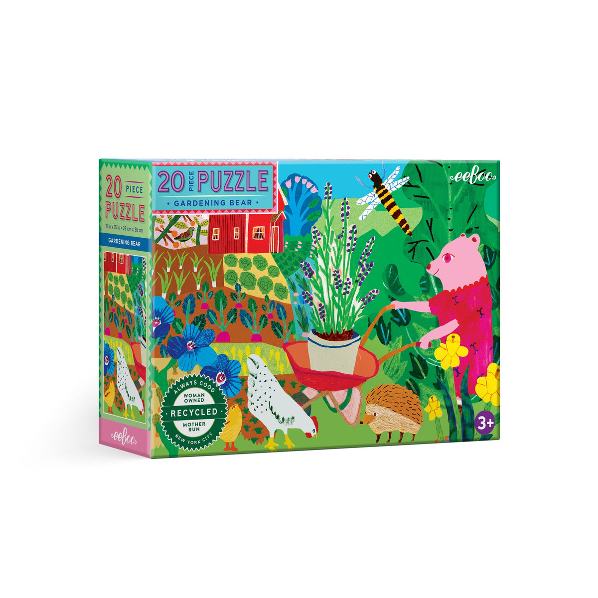 Gardening Bear 20 Piece Puzzle