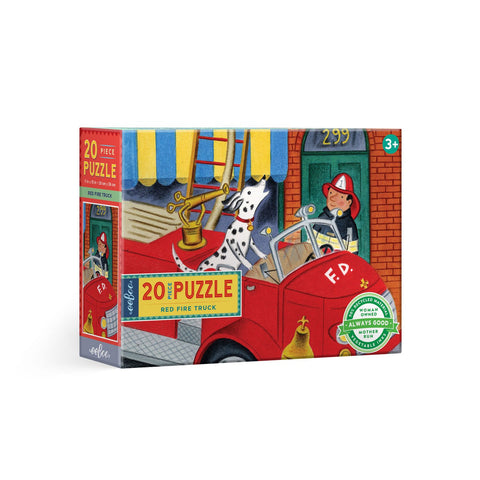 Red Fire Truck 20 Piece Big Puzzle