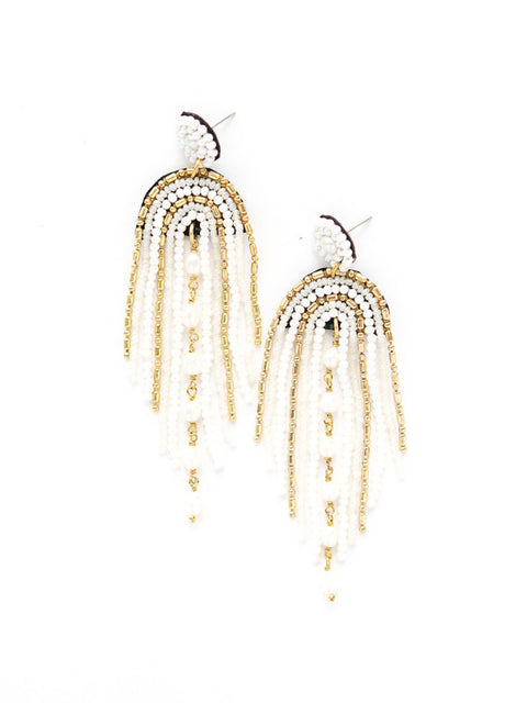 Pearlescent Chandelier Earrings
