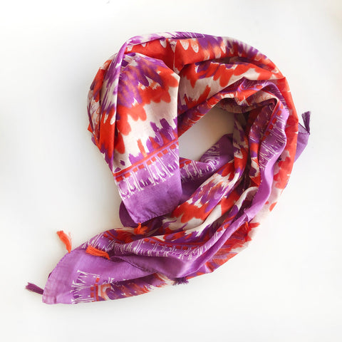 Feather Spiral Scarf