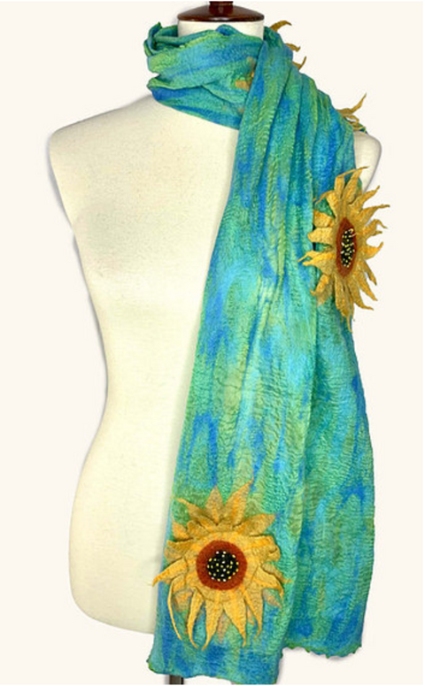 Late Summer Sunflower Scarf - Mint Museum Store