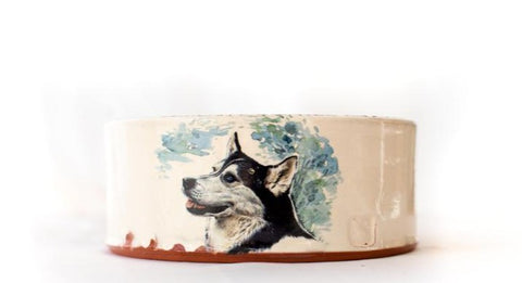 Siberian Husky Dog Bowl - Mint Museum Store