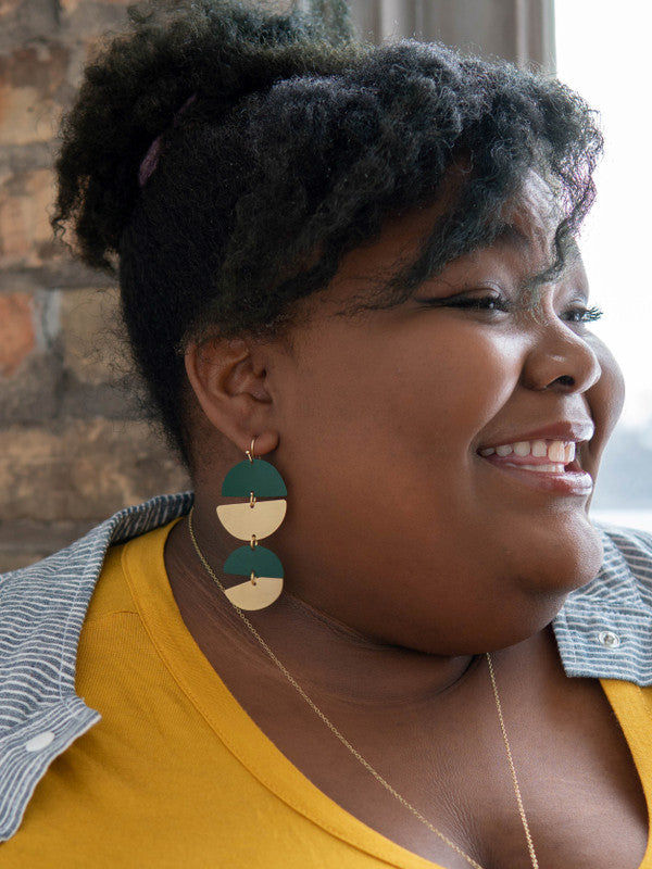 Modern Forest Earrings