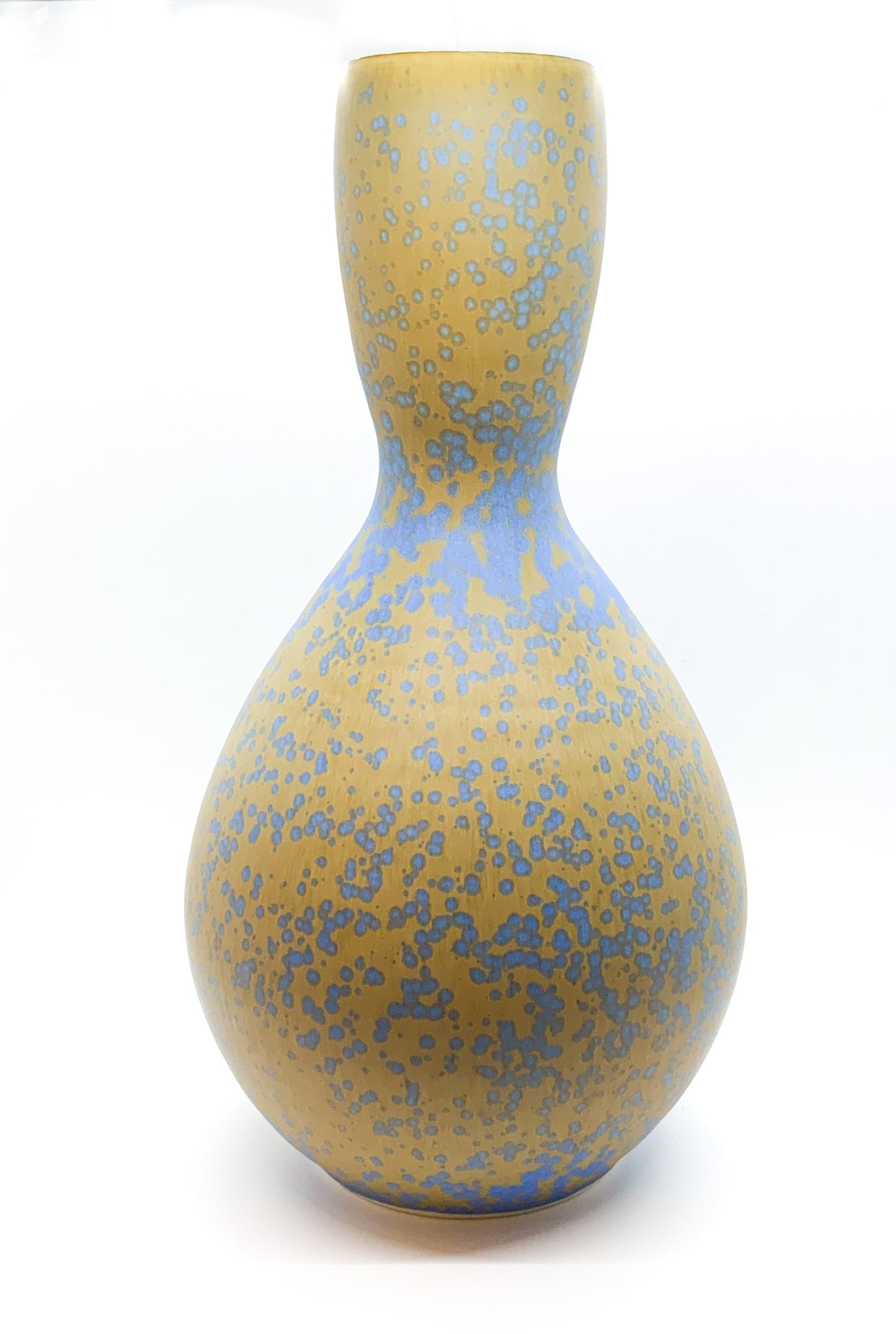 Ben Owen III Large Bottle Vase in Blue Stardust