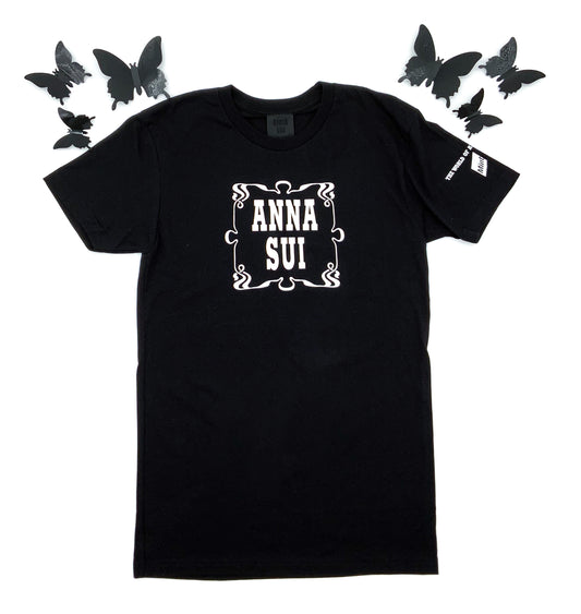 Anna Sui Black T-Shirt XL