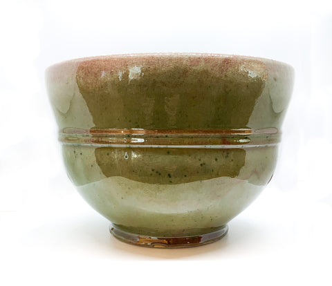 Ben Owen III Equator Bowl in Patina Green