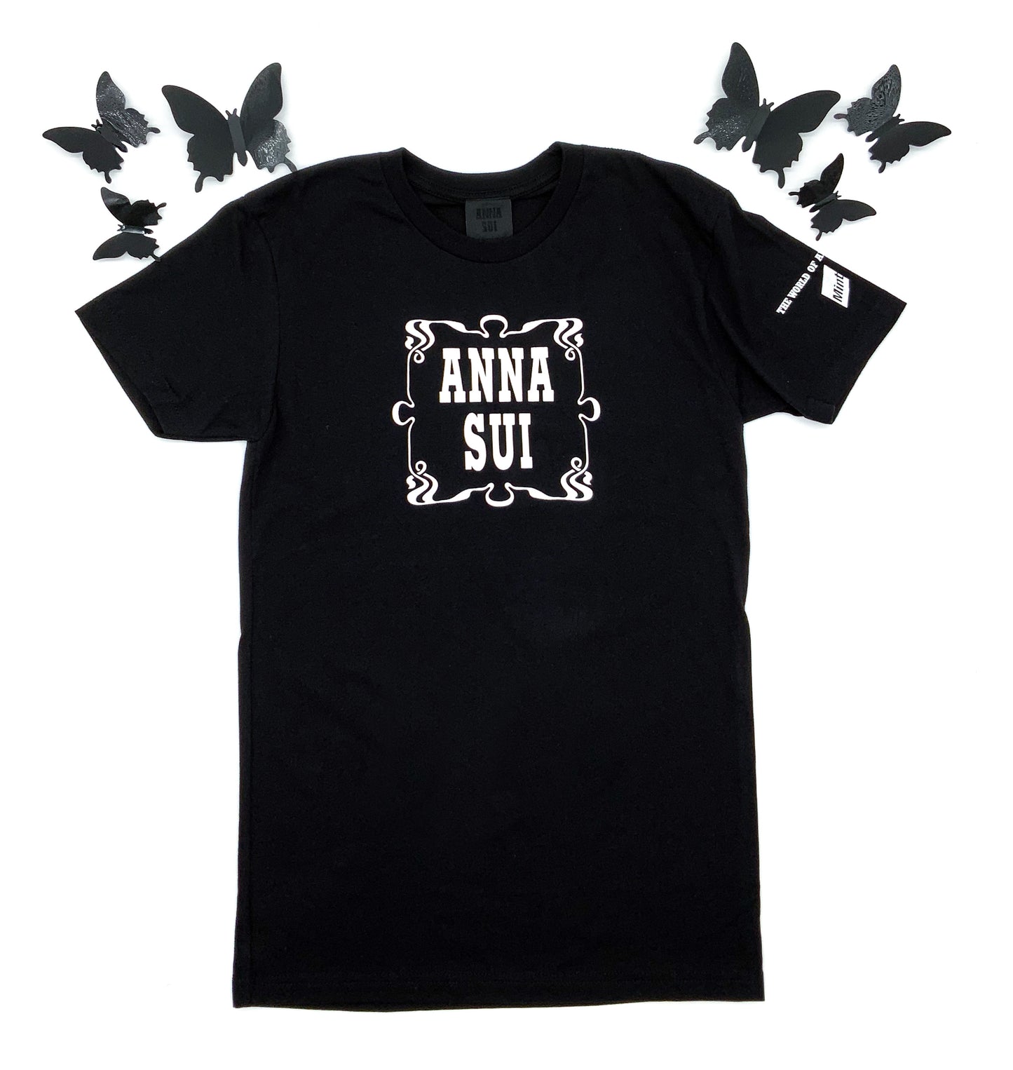 Anna Sui Black T-Shirt Lg