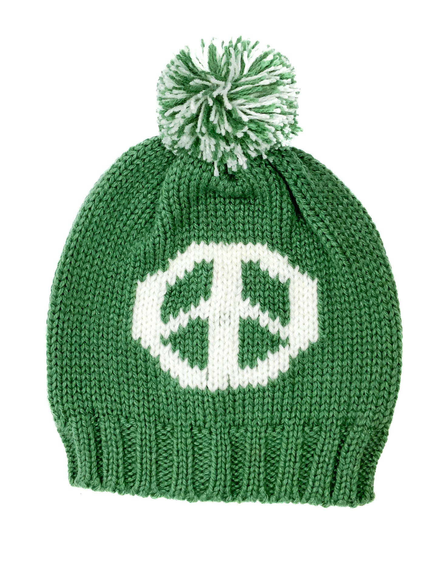 Peace Sign Hat with Pompom