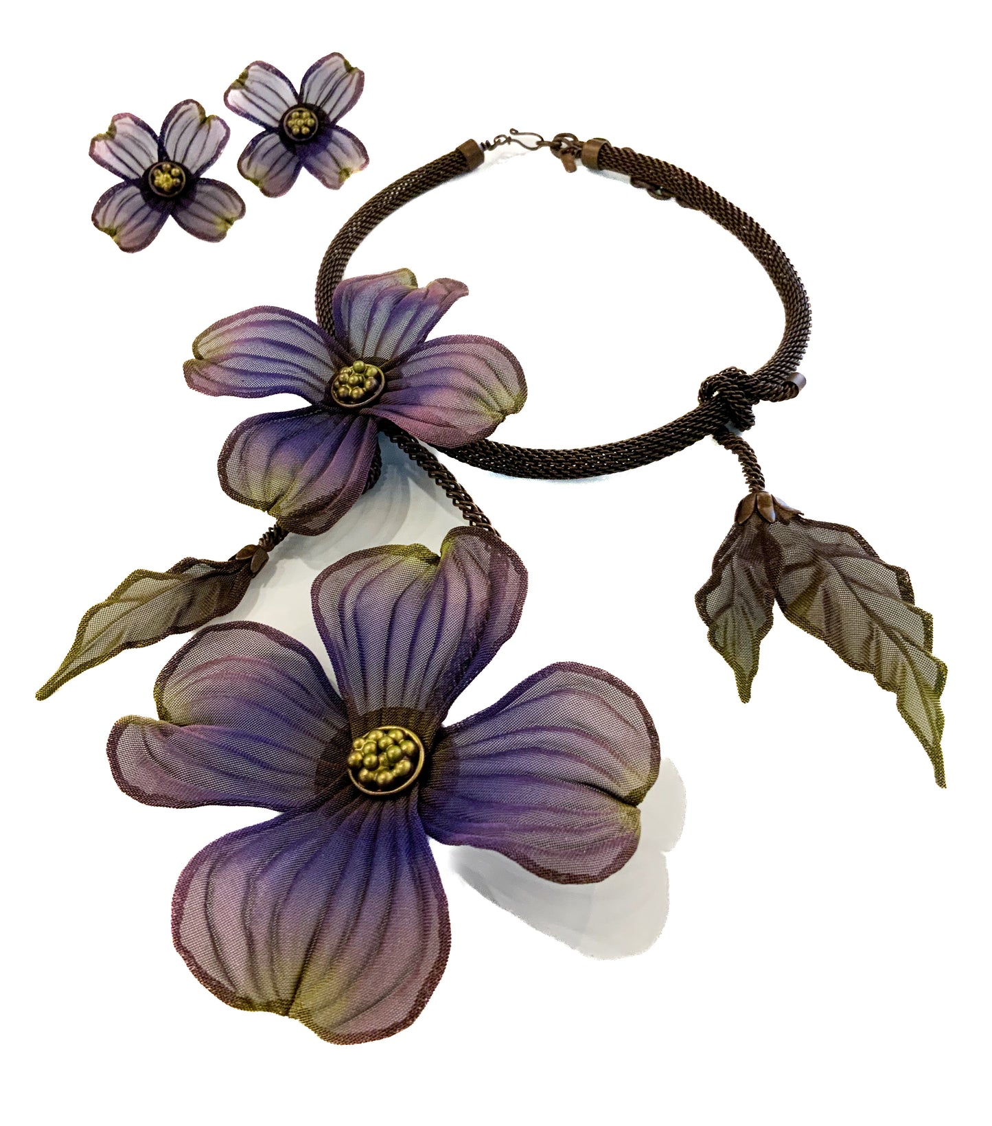 Dogwood Bloom Necklace-24 inch