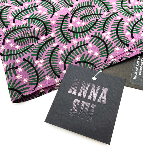 Anna Sui Lilac Tumbling Pines Scarf